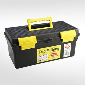 Caja plástica 18” con bandeja 42,5 x 22 x 24