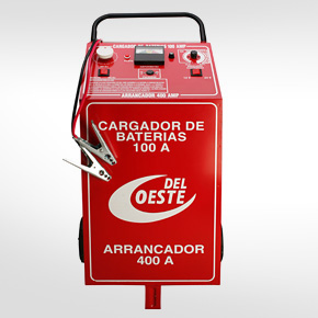 Cargador 100/400 Arrancador - 12/24 volteos con regulacion electrónica