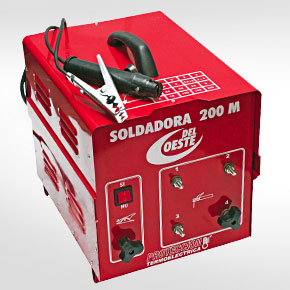 Soldadora Electrica por arco marca DEL OESTE Modelo Monofasica 200 Amp.